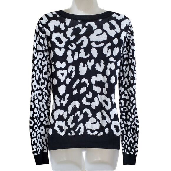 Express reversible leopard sweater / Women's X-Small XS - Picture 4 of 7